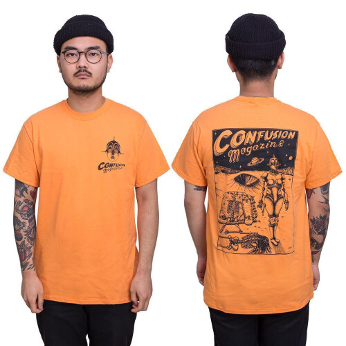 "Dystopia" T-Shirt Tangerine M