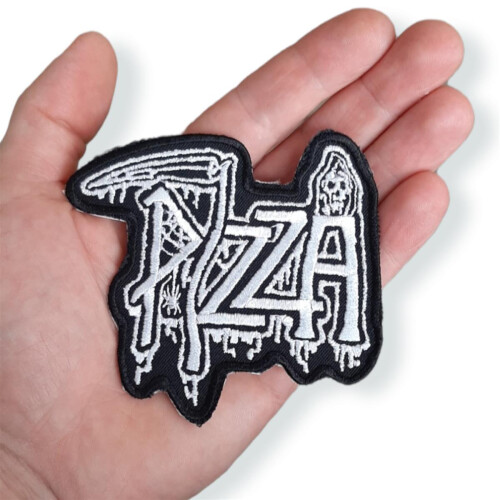 DEATH "by Pizza" gestickter Patch