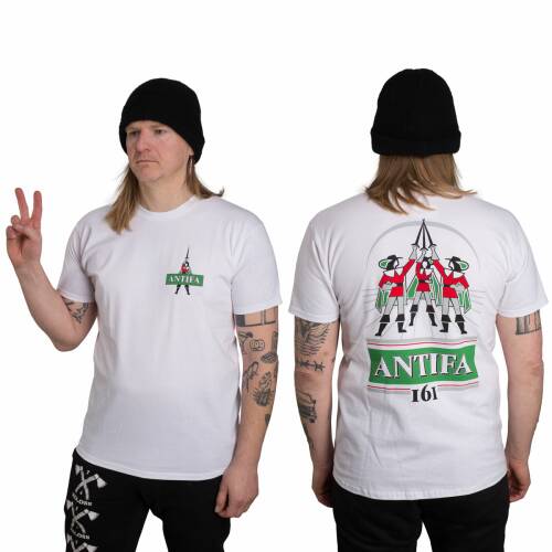 Wicküler Antifa Pocket/Backprint T-Shirt White