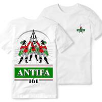 Wicküler Antifa Pocket/Backprint T-Shirt White L