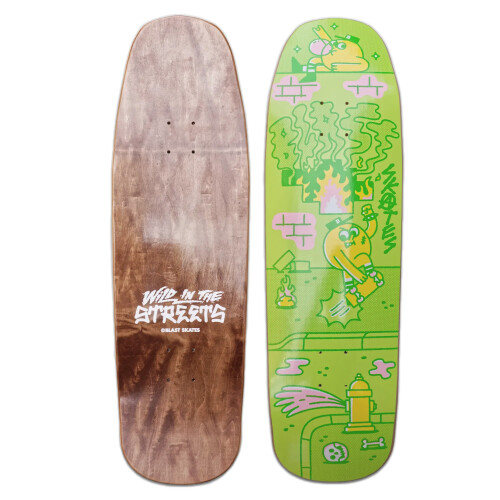 "Wild In The Streets" Shaped Deck 9,25