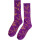 "Gonz" Purple Gold Crew Socks
