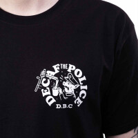"Decaf The Police" T-Shirt Black