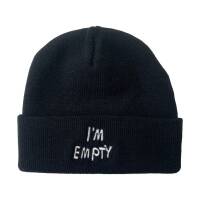 "I´m Empty" Beanie Black