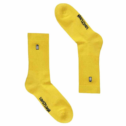 "Street Court" Socks Yellow