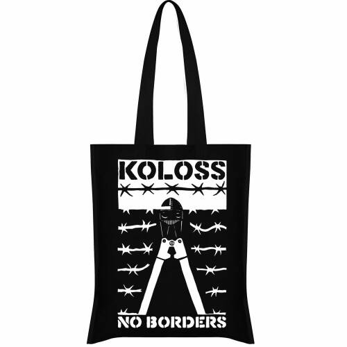 "No Borders" Tote Bag Black
