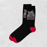 "Satancat" Socks Black