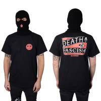 Death to Fascism T-Shirt Black/Orange XL