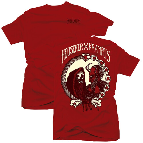 "HOUSEKER X KRAMPUS" T-Shirt L
