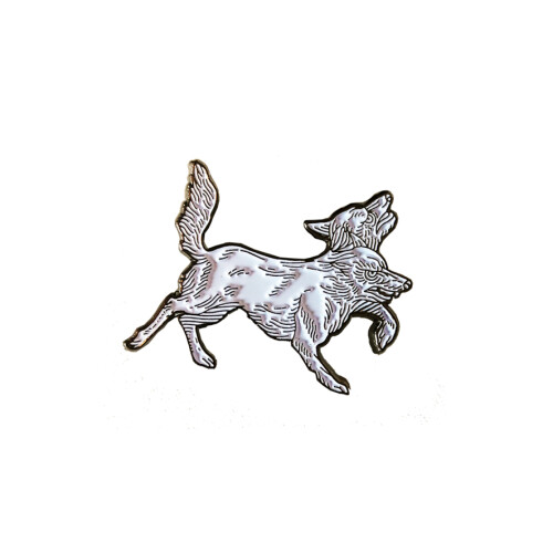 "Two-Headed Dog" Pin