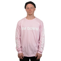"Down" Longsleeve Pink S