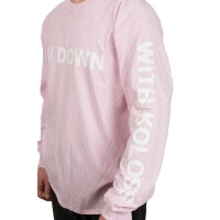 "Down" Longsleeve Pink XL