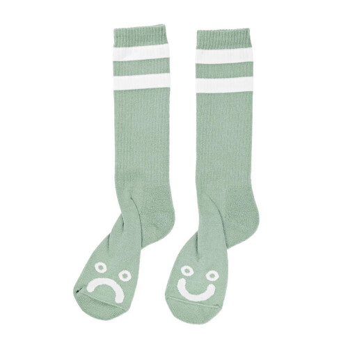 "Happy/Sad" Socken Seafoam Green 39-42
