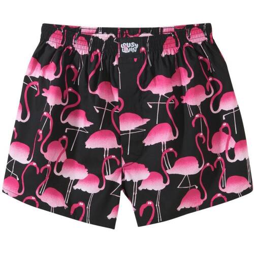 "Flamingo" Boxershorts Black