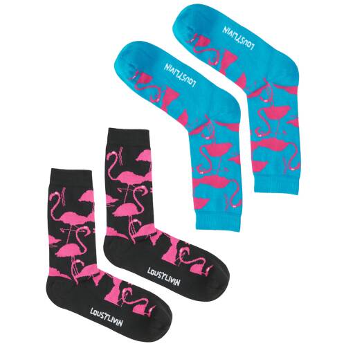 "Flamingo" Socks Double Pack