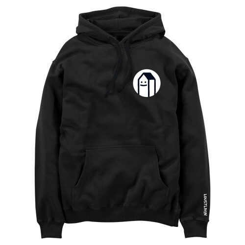 "House" Hooded Sweater black